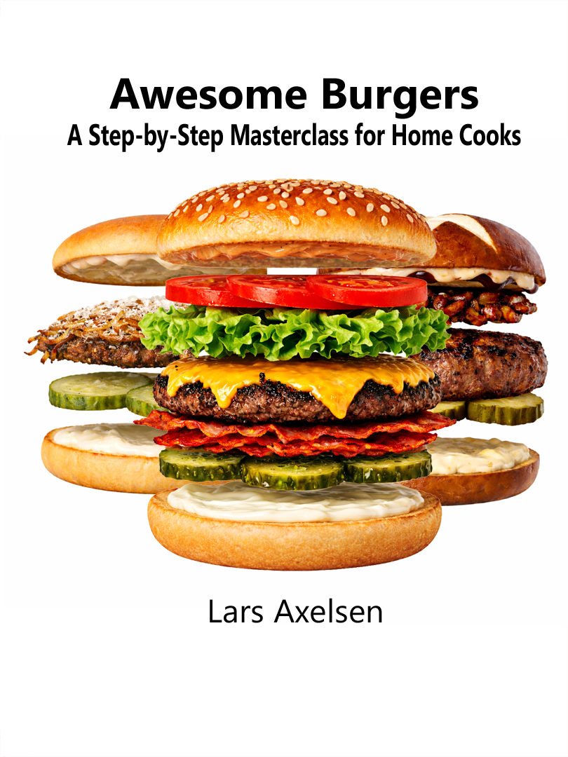 Cover of Awesome Burgers by Lars Axelsen